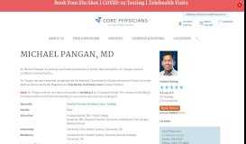 
							         Dr. Michael Pangan, MD - New Hampshire - Core Physicians								  
							    