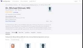 
							         Dr. Michael Shirazi, MD - Reviews - New York, NY - Healthgrades								  
							    