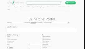 
							         Dr. Mitch's Portal - - Offer Wellness								  
							    