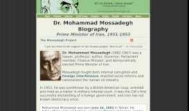 
							         Dr. Mohammad Mossadegh Biography | Prime Minister of Iran								  
							    