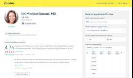 
							         Dr. Monica Simons, MD, New York, NY (10018) OB-GYN Reviews ...								  
							    