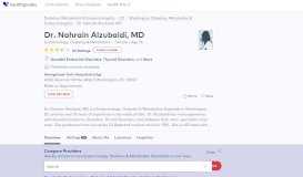
							         Dr. Nahrain Alzubaidi, MD - Reviews - Fairfax, VA - Healthgrades								  
							    