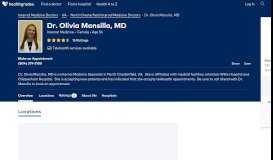 
							         Dr. Olivia Mansilla, MD - Reviews - Midlothian, VA - Healthgrades								  
							    