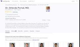 
							         Dr. Orlando Portal, MD - Reviews - Riverview, FL - Healthgrades								  
							    
