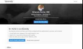 
							         Dr. Orlando Portal, MD – Riverview, FL | Internal Medicine - Doximity								  
							    