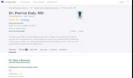 
							         Dr. Patrick Daly, MD - Reviews - Dallas, TX - Healthgrades								  
							    