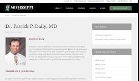 
							         Dr. Patrick P. Daily, MD | MS Urology								  
							    