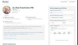 
							         Dr. Paul Trautmann, MD, San Antonio, TX (78229) OB-GYN Reviews ...								  
							    