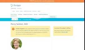 
							         Dr. Perry Sexton - Encinitas - Family Medicine - Scripps Health								  
							    