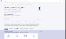 
							         Dr. Philip Penepent Jr, MD - Reviews - Bowmansville, NY - Healthgrades								  
							    