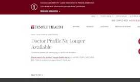 
							         Dr. Rachel A. Fleishman | Temple Health								  
							    