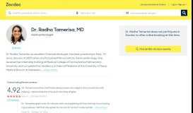 
							         Dr. Radha Tamerisa, MD, Katy, TX (77494) Gastroenterologist Reviews								  
							    