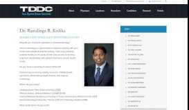 
							         Dr. Ramalinga R. Kedika | Texas Digestive Disease Consultants								  
							    