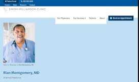 
							         Dr. Rian Montgomery • Internal Medicine • Simon Williamson Clinic								  
							    