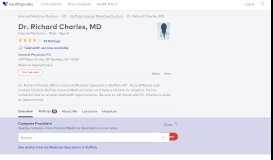 
							         Dr. Richard Charles, MD - Reviews - Buffalo, NY - Healthgrades								  
							    