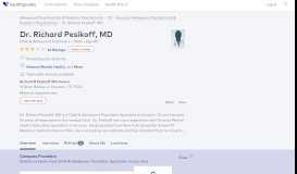 
							         Dr. Richard Pesikoff, MD - Reviews - Houston, TX - Healthgrades								  
							    