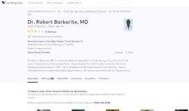 
							         Dr. Robert Barbarite, MD - Reviews - Parkland, FL - Healthgrades								  
							    