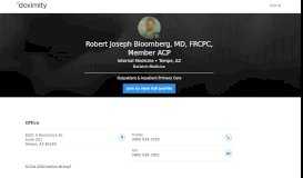 
							         Dr. Robert Bloomberg, MD – Tempe, AZ | Internal Medicine - Doximity								  
							    