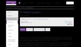 
							         Dr Robert Graham | The University of Manchester								  
							    