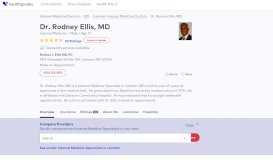 
							         Dr. Rodney Ellis, MD - Reviews - Lanham, MD - Healthgrades								  
							    