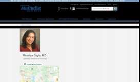 
							         Dr. Rosalyn Gayle | Houston Methodist								  
							    
