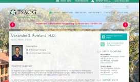 
							         Dr. Rowland - The San Antonio Orthopaedic Group								  
							    