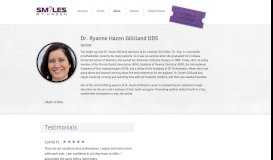 
							         Dr. Ryanne Hazen Gilliland DDS | Dentist Mount Dora FL | Smiles by ...								  
							    