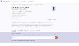 
							         Dr. Salil Dua, MD - Reviews - Allen Park, MI - Healthgrades								  
							    