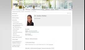 
							         Dr. Saskia Hieber - Geschwister-Scholl-Institut für Politikwissenschaft ...								  
							    