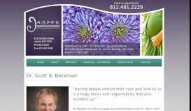 
							         Dr. Scott A. Beckman | Jasper OBGYN								  
							    