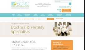 
							         Dr. Shahin Ghadir | Fertility Specialist | Southern California ...								  
							    