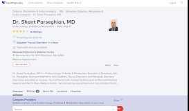 
							         Dr. Shant Parseghian, MD - Reviews - Stoneham, MA - Healthgrades								  
							    