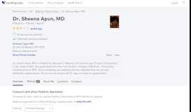 
							         Dr. Sheena Apun, MD - Reviews - Babylon, NY - Healthgrades								  
							    