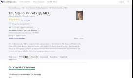 
							         Dr. Stella Koretsky, MD - Reviews - San Antonio, TX - Healthgrades								  
							    