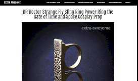 
							         Dr Strange Sling Ring - EXTRA AWESOME								  
							    