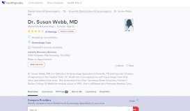 
							         Dr. Susan Webb, MD - Reviews - Knoxville, TN - Healthgrades								  
							    