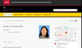 
							         Dr. Susie N. Chung, MD - Maryland | University of Maryland Medical ...								  
							    