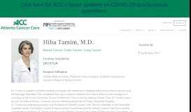 
							         Dr. Tamim - Medical Oncologist | Atlanta Cancer Care								  
							    