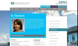 
							         Dr. Tina Harris | Raleigh Medical Group								  
							    