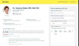 
							         Dr. Valerie Wells , MD, FACOG Gynecologist 40 East 84th ... - Zocdoc								  
							    