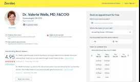 
							         Dr. Valerie Wells, MD, FACOG, New York, NY (10028) Gynecologist								  
							    