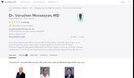 
							         Dr. Varuzhan Movsesyan, MD - Reviews - Glendale, AZ - Healthgrades								  
							    