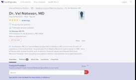 
							         Dr. Vel Natesan, MD - Reviews - Salisbury, MD - Healthgrades								  
							    