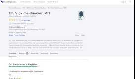 
							         Dr. Vicki Seidmeyer, DO - Reviews - McKinney, TX - Healthgrades								  
							    