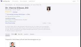 
							         Dr. Vienna Gibson, DO - Reviews - Murrells Inlet, SC - Healthgrades								  
							    