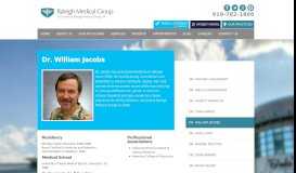 
							         Dr. William Jacobs | Raleigh Medical Group								  
							    