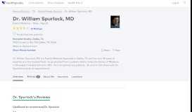 
							         Dr. William Spurlock, MD - Reviews - Dallas, TX - Healthgrades								  
							    