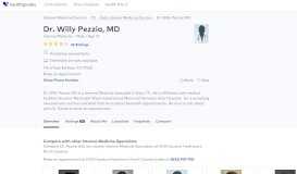
							         Dr. Willy Pezzia, MD - Reviews - Katy, TX - Healthgrades								  
							    