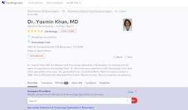 
							         Dr. Yasmin Khan, MD - Reviews - Richardson, TX - Healthgrades								  
							    