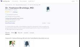 
							         Dr. Yeahseon Bruinings, MD - Reviews - Bayside, NY - Healthgrades								  
							    
